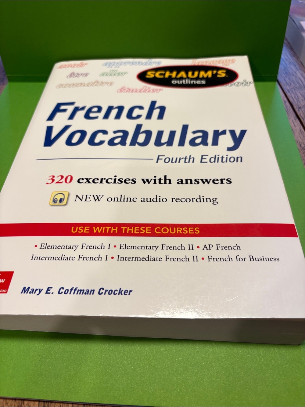 Schaum's French Vocabulary, Fourth Edition - White